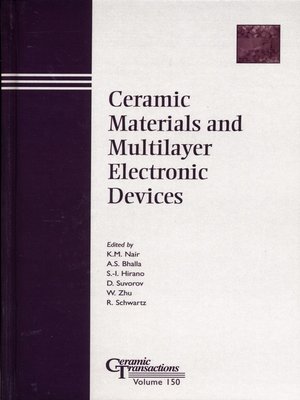cover image of Ceramic Materials and Multilayer Electronic Devices